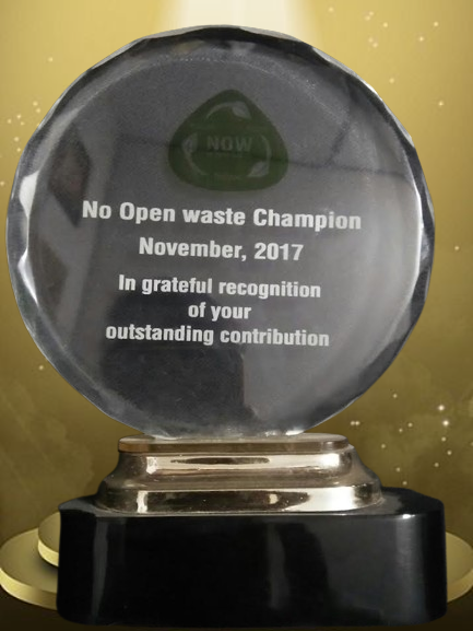 Open  waste champion